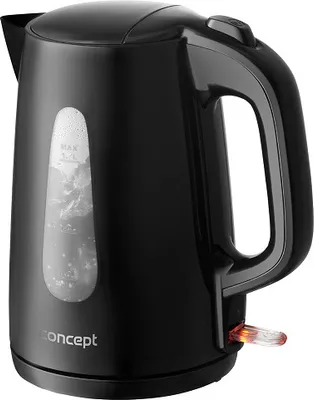 Produktbild von Concept RK2381, 1,7 l, 2200 W, Schwarz, Wasserstandsanzeige, Überhitzungsschutz, Drahtlos