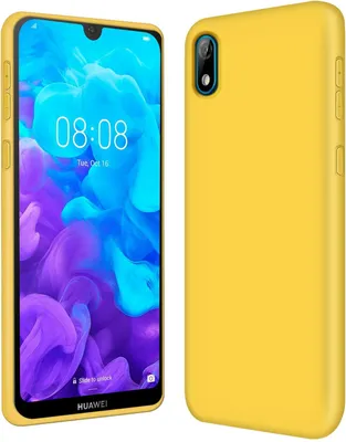 Obrázek produktu pro Pouzdro na mobilní telefon Huawei Y5 2019 ochranný kryt silikonové gelové pouzdro na mobilní telefon, žluté
