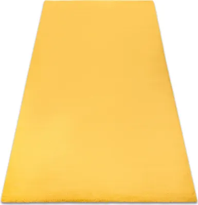Produktbild von Teppich BUNNY gold IMITATION VON KANINCHENPELZ Gelb 60x100 cm