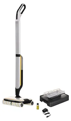 Obrázek produktu pro Kärcher FC 7 PLUS, Elektrický mop, Bezsáčkové, Stříbrná, 0,4 l, 0,2 l, Mokrý