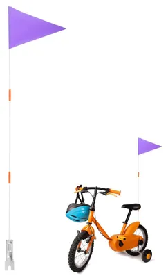 Productafbeelding van Fietsveiligheidsvlaggen Set voor Buiten
