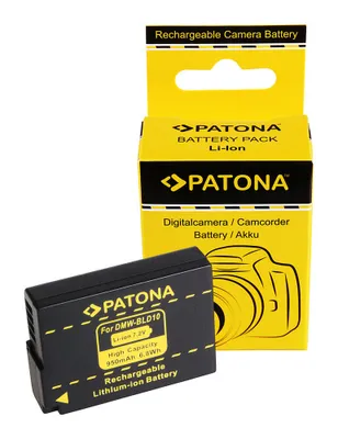 Produktbild von PATONA Akku passend für Panasonic DMW-BLD10 Lumix DMCGF2 DMC-GF2 – 7,2 Volt 950 mAh