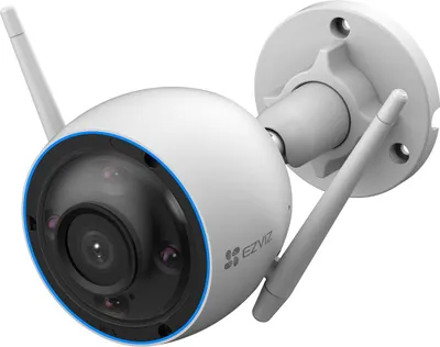 Produktbild von EZVIZ H3 2K - WLAN-IP Überwachungskamera mit farbige Nachtsicht, KI-gestützte Personen- und Fahrzeugerkennung, Aktive Verteidigung mit Sirene und Stroboskoplicht