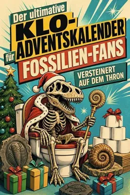 Produktbild von Der ultimative Klo-Adventskalender für Fossilien-Fans