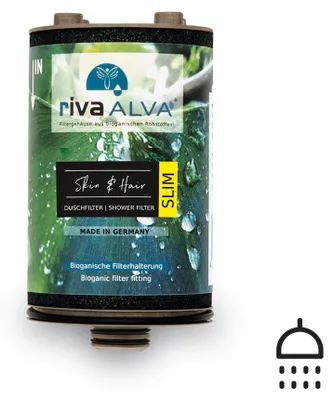 Produktbild von rivaALVA Skin & Hair SLIM Duschfilter | Ersatzkartusche