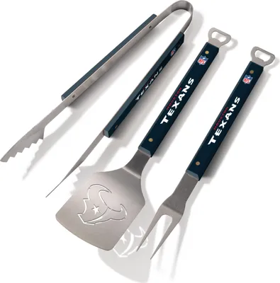 Produktbild von NFL Houston Texans Grillbesteck 3teilig Set Spirit Barbecue BBQ Grillzange
