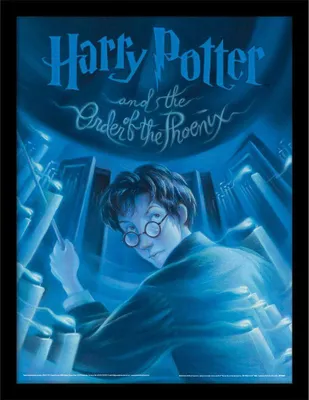 Produktbild von Harry Potter - Gerahmtes Poster "The Order Of The Phoenix" PM7974 (40 cm x 30 cm) (Blau)