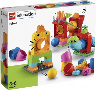 Produktbild von LEGO Education Tubes 45026, Bausatz, 3 Jahr(e), Kunststoff, 150 Stück(e)