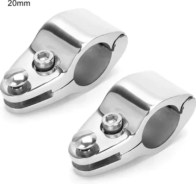 Obrázek produktu pro 2 kusy nerezových kluzných ližin pro lodní dveře, 20 mm / 0,79 palce