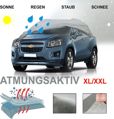 Produktbild von [pro.tec] Plná garáž Veľkosť XL / XXL Priedušný vodoodpudivý kryt odolný voči UV žiareniu pre auto Station Wagon Transporter Auto plná garážová plachta Autoplán
