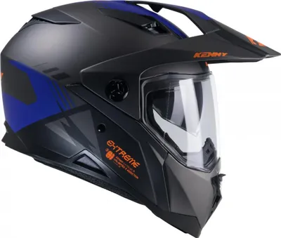 Produktbild von Motorradhelm Kenny Racing Extreme Dual Adventure XXL Schwarz/Grau/Blau