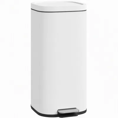 Produktbild von 30L Küchenmülleimer Pedaleimer mit Deckel, Soft-Close- und Offenhalte-Funktion für Küche, Zuhause