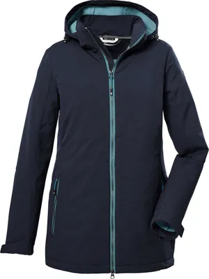 Produktbild von Killtec Softshelljacke Damen mit 10.000mm Wassersäule, Farbe:Blau, Größe:40
