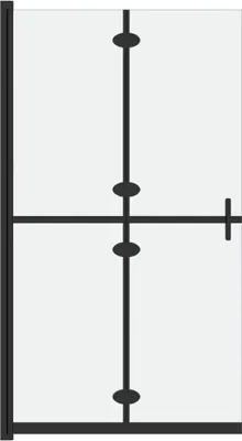 Obrázek produktu pro vidaXL Skládací sprchová zástěna ESG sklo matné 100x190 cm