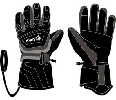 Productafbeelding van Skihandschoenen KILPI STREIF-U WU0721KI, zwart, maat: M
