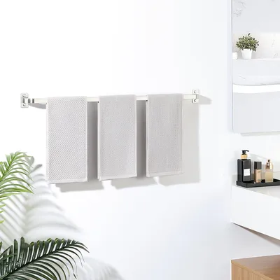 Produktbild von Wandmontierter Handtuchhalter – 80 cm Handtuchstange für Badezimmer und Küche
