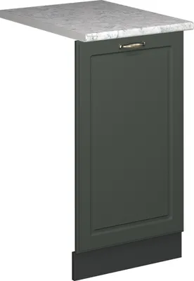 Produktbild von Geschirrspülblende Vicco Fame-Line Grün-Gold Landhaus 45 cm , AP Marmor, Model 55313