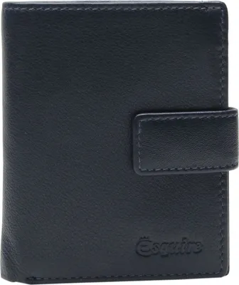 Image de Esquire Cuir porte-monnaie Viktoria 62 Wallet Navy bleu marine