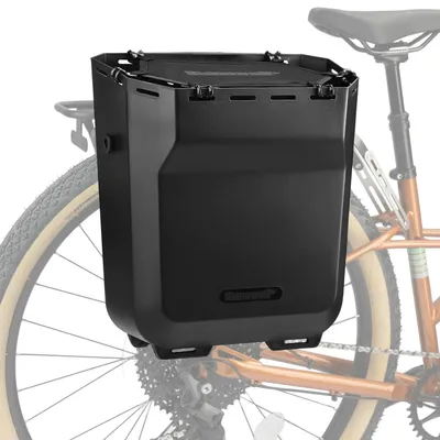 Immagine prodotto di Borse da portapacchi per bicicletta, capacità 20 litri, colore nero, confezione da 2 pezzi
