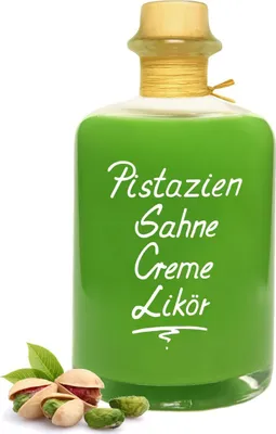 Produktbild von Pistazien Sahnecreme Likör 1L  mit wunderbaren nussigen Aromen 16%Vol