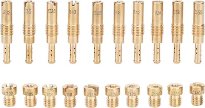 Produktbild von 20 PCs Motorrad Vergaser Hauptstrahl -Kit -Düsen Pilot Langsame Jets für Keihin PWK CVK PE CARB