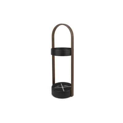 Produktbild von Umbra Bellwood Schirmständer Schwarz/Walnuss