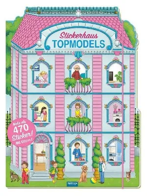 Produktbild von Trötsch Stickerbuch Mein glitzerndes Stickerhaus
