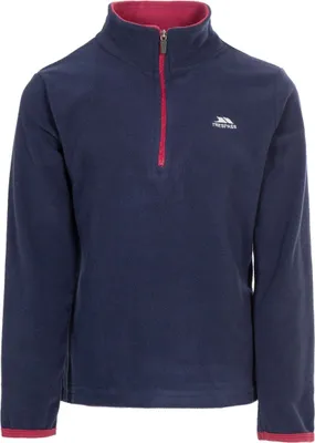 Image de Trespass Enfants Filles Pull en micropolaire Sybil TP3740 (98) (Bleu marine/Framboise)
