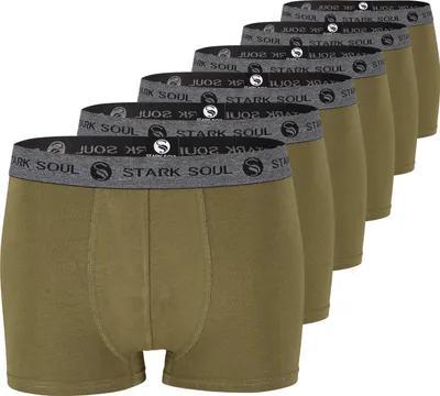 Produktbild von Stark Soul® Boxershorts 6'er Pack - Hipster Shorts – Khaki - Gr: XL