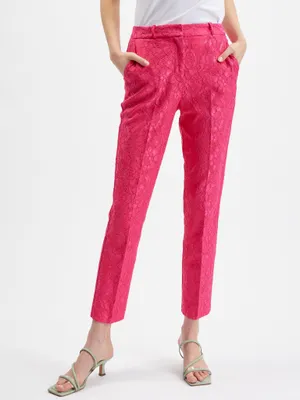 Produktbild von Orsay Rosa gemusterte Cropped-Hose für Damen 353141307000__36