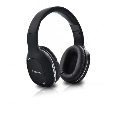 Produktbild von Lenovo over Ear HD300 Kopfhörer mit Bluetooth in Schwarz