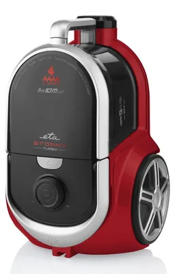 Imagen del producto de Este es un aspirador STORMY TURBO, de 800 W, cilíndrico, para uso en seco, con bolsa para polvo de 2,2 litros y filtro HEPA