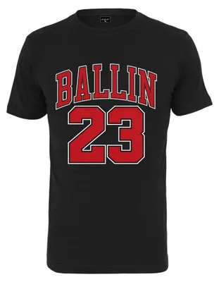Produktbild von Mister Tee - "Ballin 23" T-Shirt für Herren, Rundhalsausschnitt TN2123 (XL) (Schwarz)