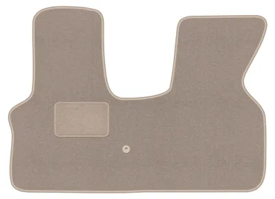 Produktbild von Velours-Fußmatten für Volkswagen Transporter T4 1992-2003 (Transporter) – 1-tlg, Beige, passgenau – Wielganizator LUX
