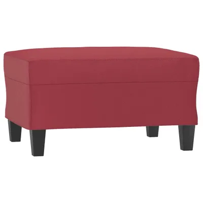Produktbild von Fußhocker Weinrot 70x55x41 cm Kunstleder