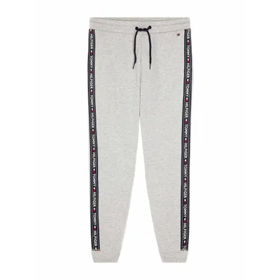 Produktbild von Tommy Hilfiger dames Authentic track pant, joggingbroek normale dikte, grijs melange