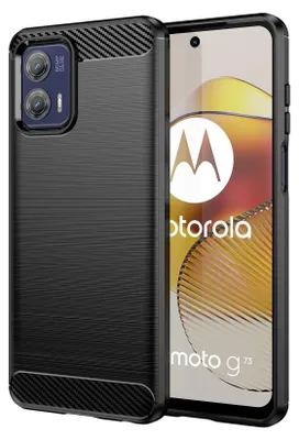 Immagine prodotto di Custodia in carbonio per Motorola Moto G73 5G custodia protettiva per telefono cellulare TPU cover custodia per telefono cellulare