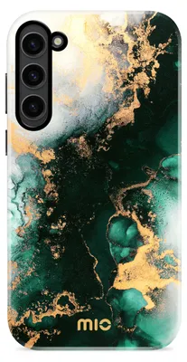 Produktbild von MIO Handyhülle für Samsung Galaxy S23 MagSafe Hülle Hardcase Backcover - Green Marble