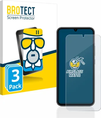 Produktbild von 3x BROTECT Entspiegelungs Schutzglas für Samsung Galaxy A34 5G Schutzfolie Panzer Folie Glas Display Schutz matt