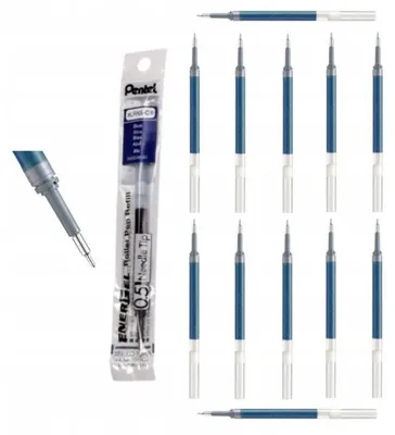 Produktbild von Pentel EnerGel LRN5 Nachfüllpatronen blau 0,5 mm (12 Stück)