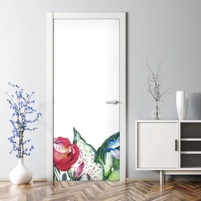 Produktbild von Dekorative Türaufkleber selbstklebend Klebefolie Türtapete Landschaft Berg 70 x 200 cm