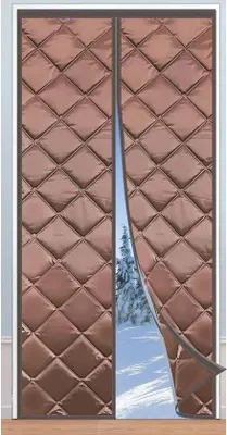 Produktbild von Isolierdeurgordijn, Winddicht, Geluiddicht, Energieeffizient, Thermisch, 95x220cm