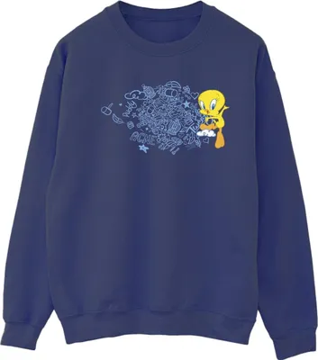 Produktbild von Looney Tunes - "ACME" Sweatshirt für Damen BI24798 (XXL) (Marineblau)