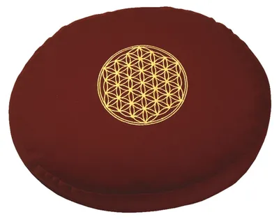 Produktbild von Meditationskissen mit Inlet "BDL" Baumwolle(80%), Polyester(20%) rot