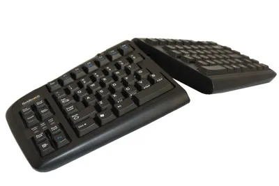 Produktbild von BakkerElkhuizen Goldtouch Adjustable V2 USB + PS/2 QWERTY Tastatur Englisch Schwarz