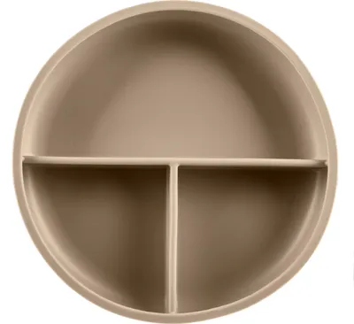 Obrázek produktu pro ZOPA Silikonový dělený talířek s přísavkou, Sand Beige