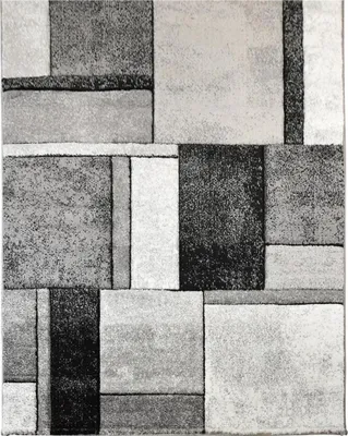 Image de Tapis tissé pour le salon et la chambre GEOME à motifs géométriques