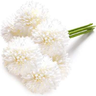 Produktbild von Kunstblumen Künstliche Blumen 6 Stk Kunstblume Kunst Blumen Künstlich Fake Blume Artificial Flowers Pflanze Deko für Hochzeits Vase