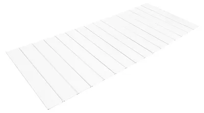 Obrázok produktu pre Poťah na vaňu – Skladacia podložka do vane – Vodotesná, prachotesná, izolujúca – PVC – 170 x 70 cm – Biela
