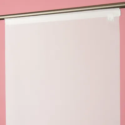 Produktbild von Schiebevorhang Flächenvorhang Saros uni weiß 245x60cm